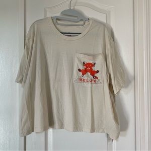 Woman’s Disney Turning Red cropped tshirt